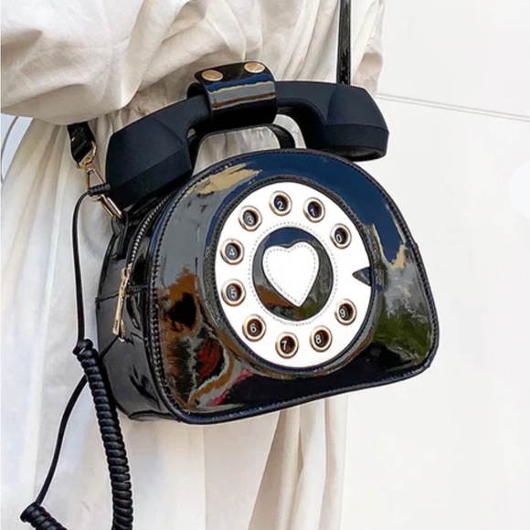 RING RING NOVELTY TELEPHONE 📞 ☎️ BAG GUC - Picture 3 of 13